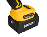 Akülü Avuç Taşlama Kömürsüz 115MM 8.500RPM 2x4 Ah AKÜ RTRMAX S-LION RTS5050