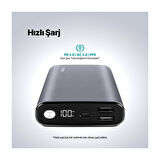 Ttec 2BB216 Recharger Pro LCD 15.000 Mah Pd 65W Taşınabilir Hızlı Şarj Aleti/Powerbank 