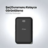 ttec ReCharger Pro M LCD 10.000mAh MagSafe Uyumlu PD 20W Stantlı Kablosuz Taşınabilir Hızlı Şarj Ale