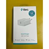 Ttec 2SCS22BL Lightning 20 Watt Hızlı Şarj Aleti Beyaz