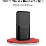 Ttec Mojue 10.000 mAh Powerbank PB08 Taşınabilir Şarj Aleti  Powerbank-Siyah ( by ttec )