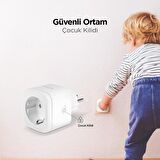 mojue SP01 16A Akım Korumalı WiFi Akıllı Priz