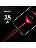 mojue by ttec Ekstra Dayanıklı USB-C - USB-C 3A Şarj Kablosu 120cm