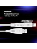 mojue by ttec Ekstra Dayanıklı USB-A - iPhone Lightning 2A Şarj Kablosu 300cm