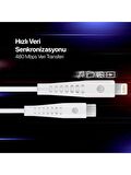 mojue by ttec Ekstra Dayanıklı USB-C - iPhone Lightning 3A Şarj Kablosu 200cm
