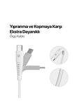 mojue by ttec Ekstra Dayanıklı USB-A - USB-C 2A 3’lü Şarj Kablosu Seti 120/200/300cm