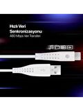 mojue by ttec Ekstra Dayanıklı USB-A - USB-C 2A 3’lü Şarj Kablosu Seti 120/200/300cm