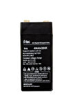 Akü 4 Volt 4 Amper Akü 4v-4ah Standart Bakımsız Kuru Akü Ttec ( 45 X 45 X 100 Mm )