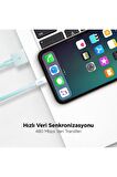 Siyah Iphone Uyumlu Şarj Kablosu