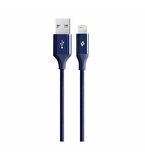 Ttec AlumiCable Lightning Kablo Lacivert 1.2M 2DK16L