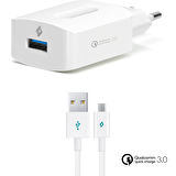 Ttec Micro USB Hızlı Şarj Aleti Beyaz