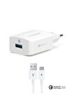 Ttec SpeedCharger QC 3.0 Type-C Seyahat Şarjı Beyaz