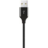 Ttec AlumiCable Mini 30 cm Lightning Şarj Kablo Siyah - 2DK28S