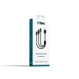 Ttec Alumicable Mini 30cm Şarj Kablosu 2DK31