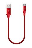  Ttec AlumiCable Type-C Kablo Kırmızı 30cm - 2DK26K