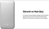 Ttec Powerban AlumiSlim 10.000 Mah Taşınabilir Şarj Aleti  Gri