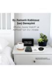 Aircharger Trio 3’ü 1 Arada Iphone + Apple Watch + Airpods Kablosuz Hızlı Şarj Aleti Uyumlu