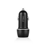 Ttec SmartCharger Duo3.1A Araç Şarj Aleti Çift USB Lightning ve Type-C Kablo