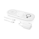 Smartcharger Air Iphone+Apple Watch+Airpods Kablosuz Hızlı Şarj Aleti ve Pd 20W Seyahat Şarj