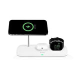 Ttec 2KS32B AirCharger Trio Up MagSafe Uyumlu 3ü 1 Arada iPhone + Apple Watch + AirPods Kablosuz Şarj Standı