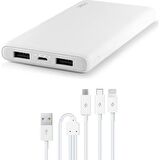 Ttec Powerslim S Trio 10000 mAh Hızlı Şarj Powerbank Beyaz 