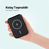 ttec ReCharger M 5.000mAh MagSafe Uyumlu Şık ve Kompakt Kablosuz Taşınabilir Şarj Aleti / Powerbank