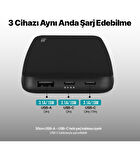 Ttec Chargeup 10.000MAH 15W Taşınabilir Şarj Aleti Powerbank - Siyah
