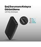 Ttec Chargeup 10.000MAH 15W Taşınabilir Şarj Aleti Powerbank - Siyah