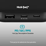 Ttec Chargeup Pro 10.000MAH Pd 20W Taşınabilir Hızlı Şarj Aleti Powerbank