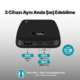 ttec ChargeUp Pro LCD 10.000mAh PD 20W Taşınabilir Hızlı Şarj Aleti / Powerbank