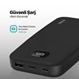 ttec ChargeUp Pro LCD 10.000mAh PD 20W Taşınabilir Hızlı Şarj Aleti / Powerbank