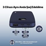 ttec ChargeUp Pro LCD 10.000mAh PD 20W Taşınabilir Hızlı Şarj Aleti / Powerbank