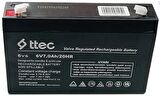 Ttec 6V 7AH 20HR Bakımsız Kuru Akü - 2024 Üretim
