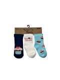 Step 3Lü Sweet Stuff Soket Çorap 2151 Karışık Renkli