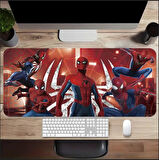 70X30 CM ÖRÜMCEK ADAM TEMALI KAYDIRMAZ TABAN SPEED YÜZEY OYUNCU MOUSE PAD GAMİNG