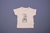 Mini Damla T-Shirt Safari Bej