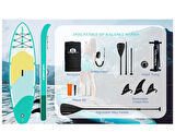 Şişme SUP Sörf Tahtası Sup Board Stand Up Paddle Board 320X81X15 Cm