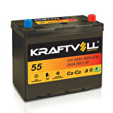 Aku Aku 12v 55 Ah Ns60 (238×129×227) Tam Kapalı Dar Japon - Kraftvoll 18010005
