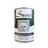 Snow Kuzu Etli 400 Gr Yetişkin Konserve Kedi Maması 6 Adet