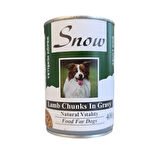 Snow Kuzu Etli 400 Gr Yetişkin Konserve Köpek Maması 6 Adet