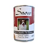 Snow Sığır Etli 400 Gr Yetişkin Konserve Köpek Maması 6 Adet