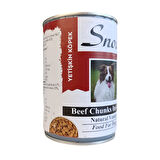 Snow Sığır Etli 400 Gr Yetişkin Konserve Köpek Maması 6 Adet