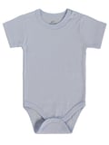 Minidamla Kısa Kol Basic 3'lü set 1-18  Ay Çıtçıtlı Badi - Mavi