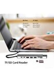 LUX Macbook Pro Air Usb Type-c Hub Dönüştürücü Çevirici