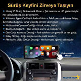 Dokunmatik 10.26 inç 4K+1080P Çift Kameralı Kablosuz Carplay Wifi Bluetooth Set