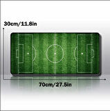 70X30 CM FUTBOL SAHASI TEMALI KAYDIRMAZ TABAN SPEED YÜZEY OYUNCU MOUSE PAD GAMİNG