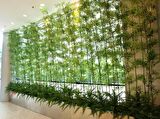 Yapay Bambu Sopası 10 Yapraklı 150 cm Yapay Çiçek Bambu Duvarı