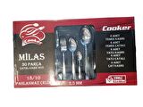 COOKER MİLAS CATAL KAŞIK SETİ 30 PARÇA  CRK2854 6520
