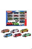 Speed Car 10'lu Metal Die-cast Araba Hot Wheels Benzeri Oyuncak Model Araba Seti