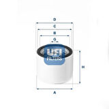 İveco Truck Turbosarj Hava Filtresi İveco Eurotech Eurostar 440 99> Eurotrakker 380/440/720 00>04 Stralıs 440 03 - Ufı 27.vgt.00